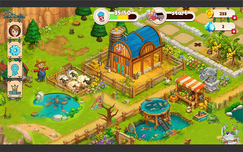 Farm Growing Saga farm view